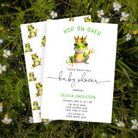 Sauter sur le Baby shower Prince de la Grenouille