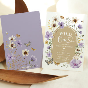 Invitation Sauvage: Prairie de Fleurs Sauvages de Lavande 1er