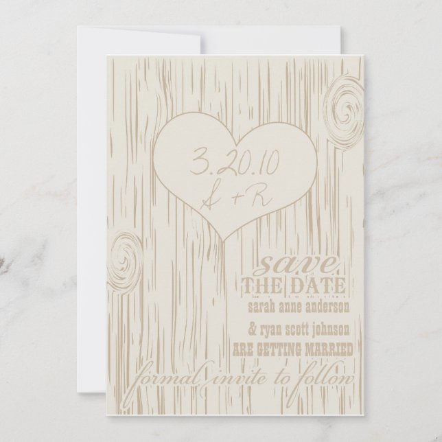 Invitation Sauver la date (Devant)