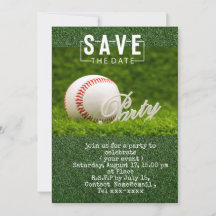 Sauver la date pour la fête de baseball