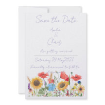 Invitation Sauver le. Dave floral Serait Travail