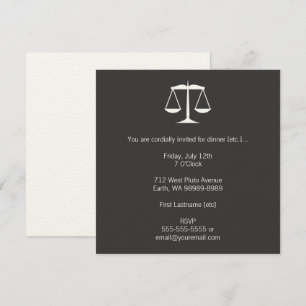 Invitation Scales de justice