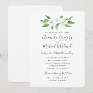 Invitation Scarborough Sage Monogram Suite Mariage