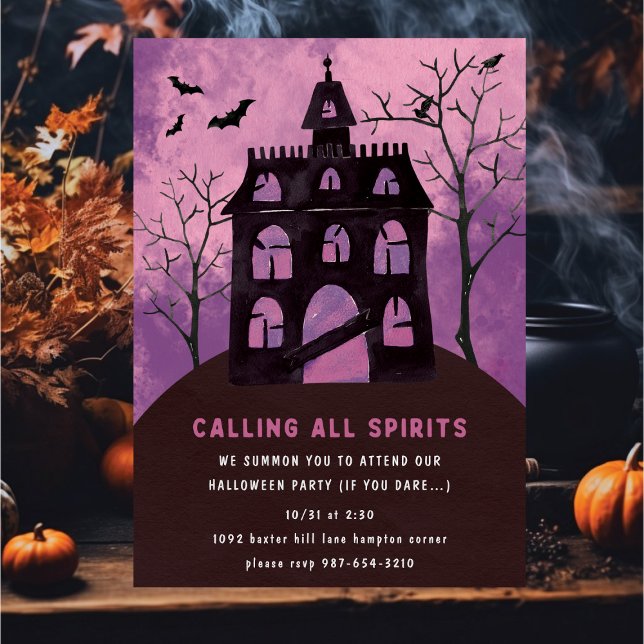 Invitation Scary Éffrayant Haunted House Halloween Fun Party (Créateur téléchargé)