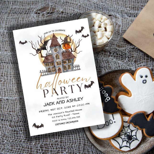 Invitation Scary Maison hantée Adulte Halloween Costumes Part (Créateur téléchargé)