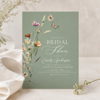 Scénario de Mariage Bohème Fleur Sauvage Vert Saug