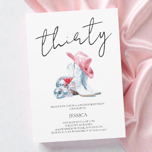 Invitation Scénario Trente Fête d'anniversaire de 30 ans de C