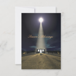 Invitation Scène de la Nativité de Noël