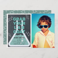 Science Experiment Flask Chalkboard Photo Annivers