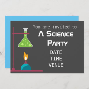 Invitation Science partie chimie expériences Parti