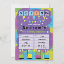 Science Party - Enfants à thème fête d'anniversair