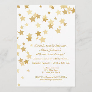 Invitation Scintillement de scintillement peu d'invitation