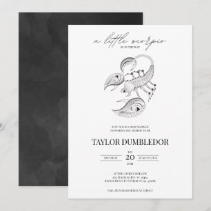 Invitation Scorpio Zodiac Star Sign Astrologie Baby shower