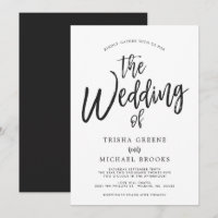 Script de danse stylisé noir|Mariage blanc