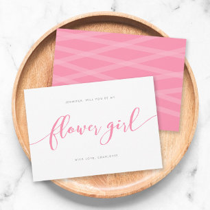 Invitation Script De Relax Rose Vous Serez Ma Fille Fleur