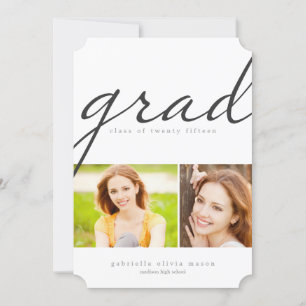 Invitation Script Grad   Black