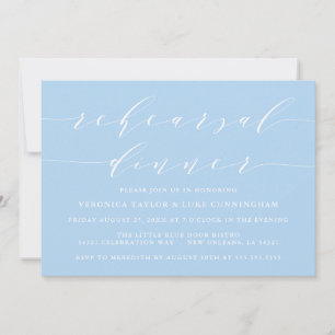 INVITATION SCRIPT MODERNE SIMPLE   RÉPÉTITION DÎNER INVITATIO