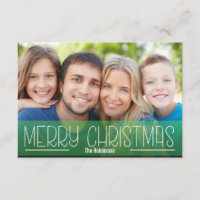 SCRIPT MODERNE VACANCES PHOTO MERRY CHRISTMAS GREE