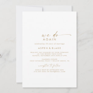Invitation Script Or Moderne Nous Faisons De Nouveau Voter Le