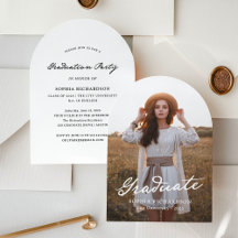 Script Whimsical | Chic Photo Graduation Party