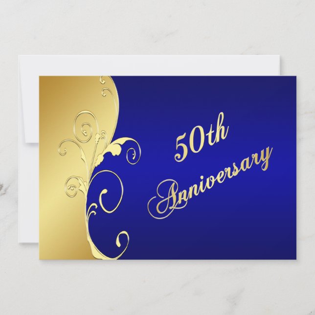Invitation Scrolls d'or du 50e anniversaire avec Marine (Devant)