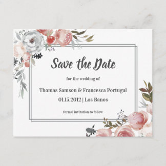 Invitation Se sont levées et les économies d'aquarelle de