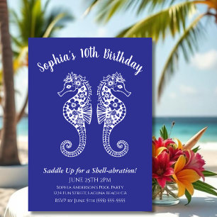 Invitation Seahors-fête d'anniversaire
