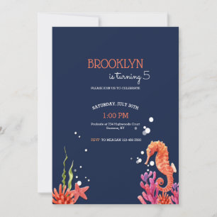 Invitation Seahorse