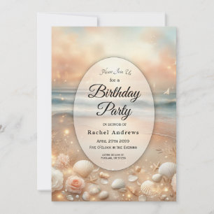 Invitation Seaside Sparkle et Sunset Dreams