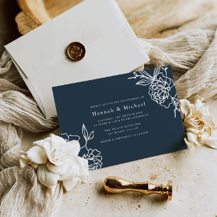 Invitation secrète de mariage dans le jardin   Mar