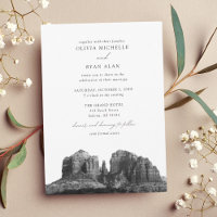 Sedona Arizona Classic Mariage noir et blanc