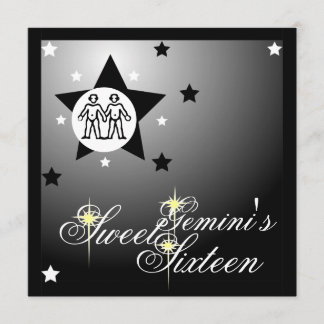 Invitation Seize-Personnaliser zodiacale de bonbon à la