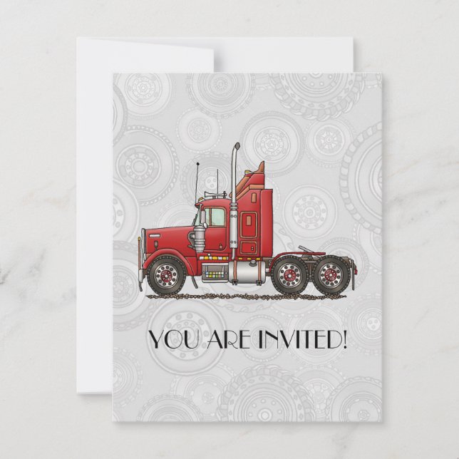 Invitation Semi-cabine Cute (Devant)