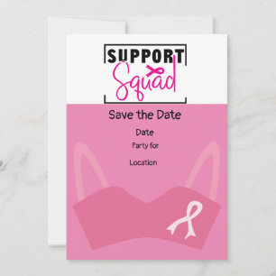 Invitation Sensibilisation au cancer du sein, Save the Date P