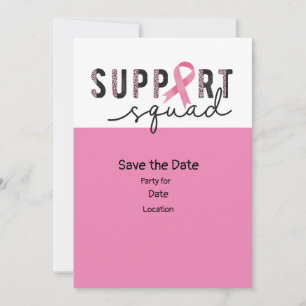 Invitation Sensibilisation au cancer du sein, Save the Date P