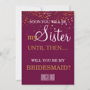 Invitation Seras-tu ma femme de ménage ?