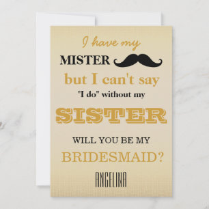 Invitation Seras-tu ma femme de ménage ?