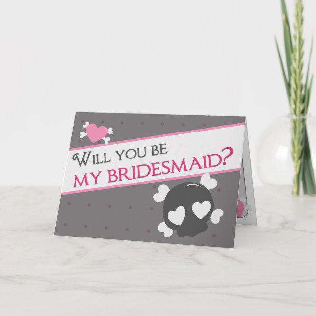 Invitation Serez-vous ma demoiselle d'honneur ? (Devant)