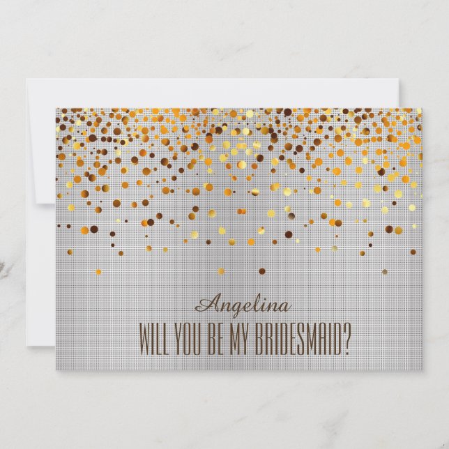 Invitation Serez-vous ma demoiselle d'honneur ? (Devant)