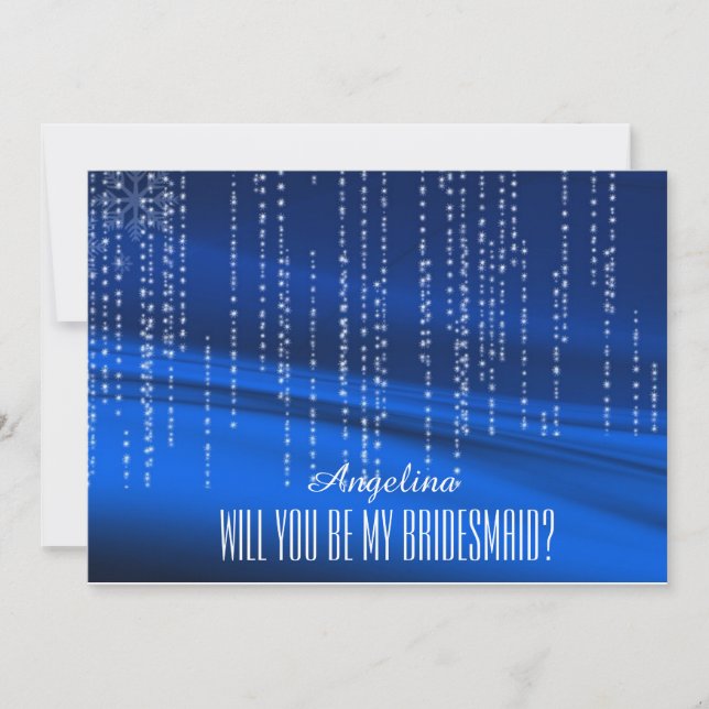 Invitation Serez-vous ma demoiselle d'honneur ? (Devant)