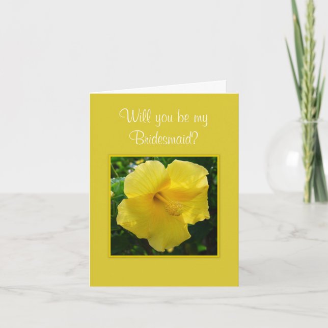 Invitation Serez-vous ma demoiselle d'honneur ? (Devant)