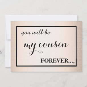 Invitation Serez-vous ma demoiselle d'honneur junior ?