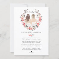 Serez-vous ma demoiselle d'honneur/servante d'honn