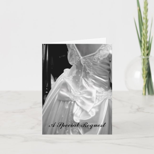 Invitation Serez-Vous Ma Fille D'Honneur ? (Devant)