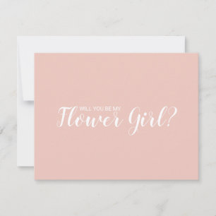 Invitation Serez-Vous Ma Fille Fleur ? Proposition Flower Gir