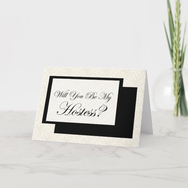 Invitation Serez-vous ma maîtresse de maison? (Devant)