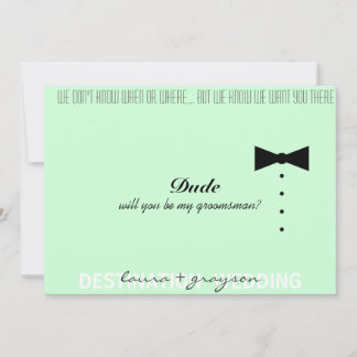 Invitation Serez-Vous Mes_________ ?