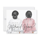 Serez-vous mon chef d'honneur ? Girls in Robes Inv