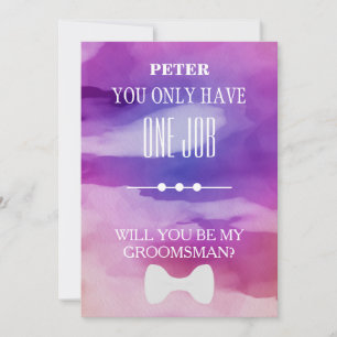 Invitation Serez-Vous Mon Groomsman ?