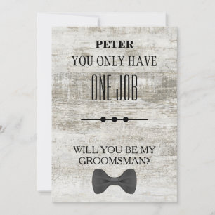 Invitation Serez-Vous Mon Groomsman ?